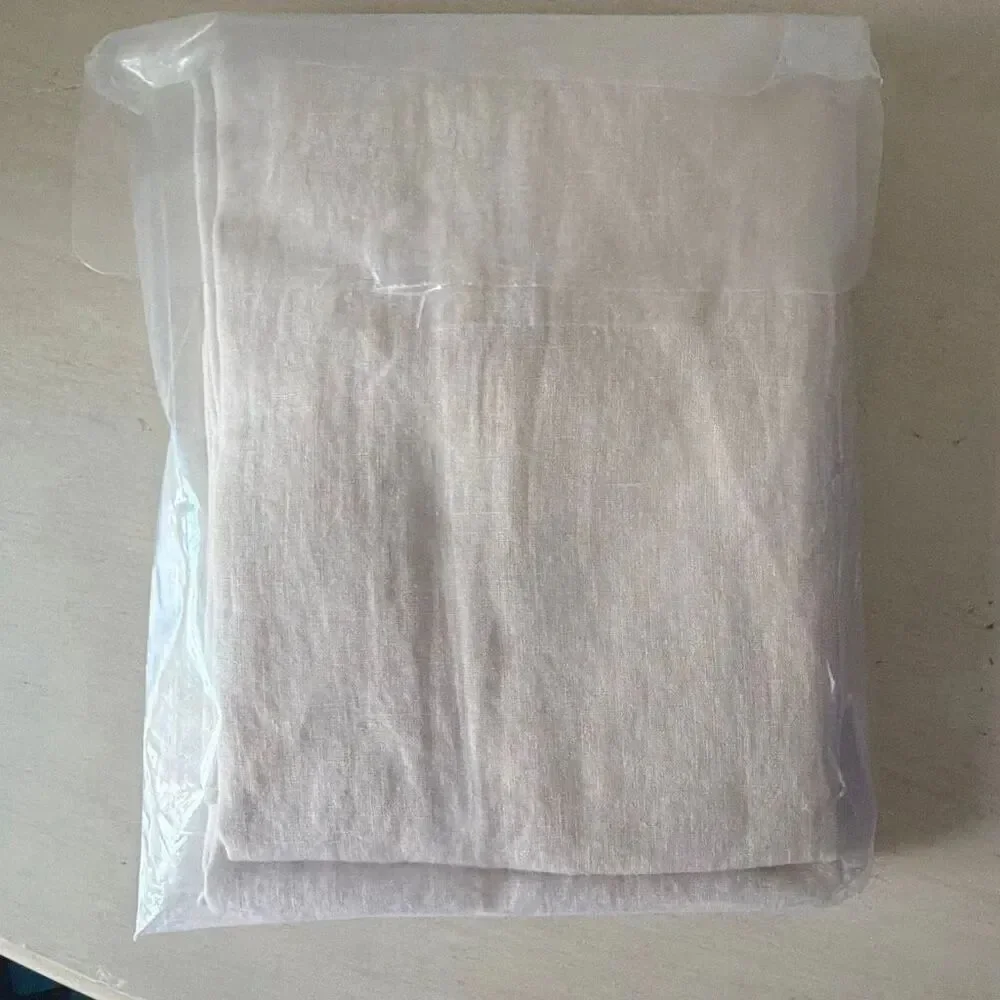 New Company Store Legends Hotel Parchment Vintage Linen King Pillowcases Set of